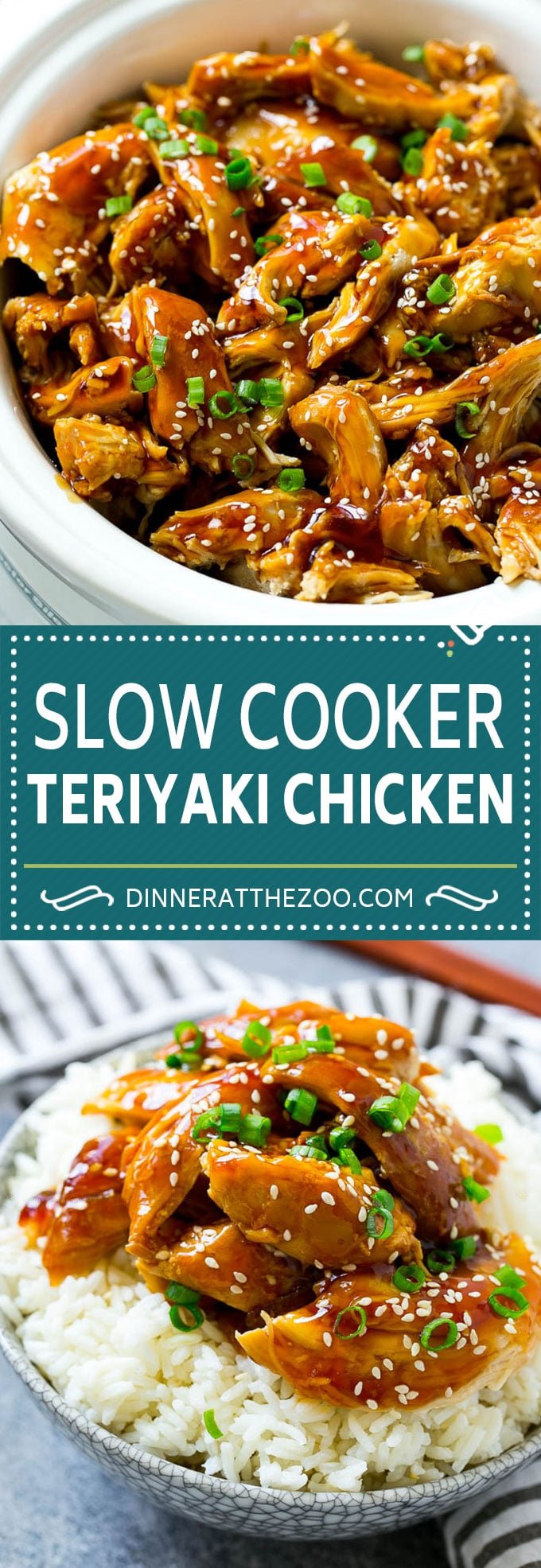 Slow Cooker Teriyaki Chicken Recipe | Crock Pot Teriyaki Chicken | Slow Cooker Chicken | Asian Chicken #slowcooker #crockpot #teriyaki #chicken #dinner #ezlod
