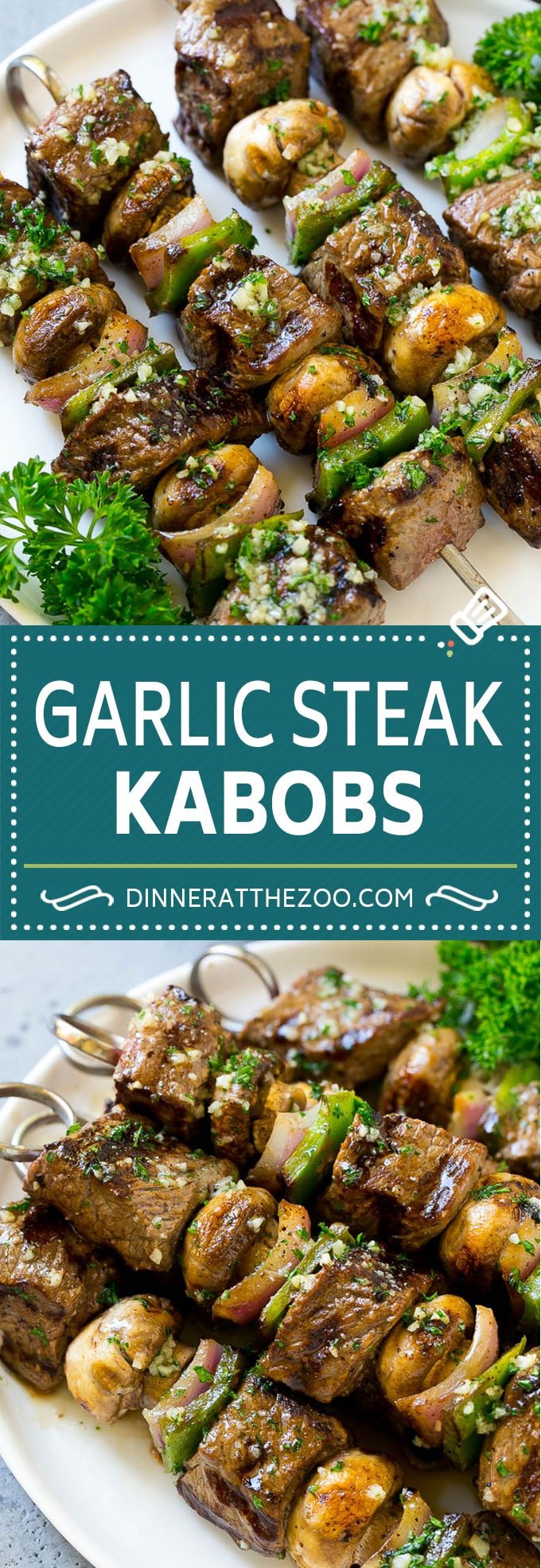 Steak Kabobs Recipe | Beef Kabobs | Grilled Steak | Steak Skewers #beef #steak #kabobs #grilling #garlic #mushrooms #ezlod