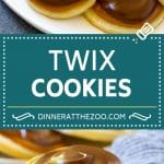 Twix Cookies Recipe | Chocolate Caramel Cookies | Shortbread Cookies #cookies #baking #caramel #chocolate #dessert #ezlod