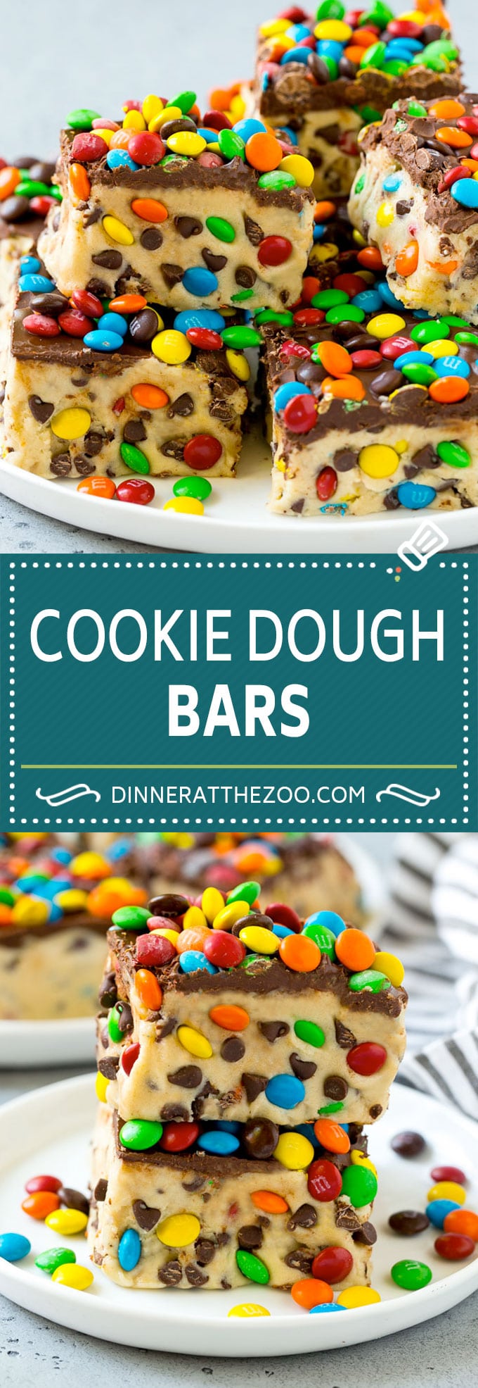 Cookie Dough Bars Recipe | Chocolate Chip Cookie Dough | Cookie Bars #cookiedough #cookies #cookiebars #chocolate #dessert #ezlod