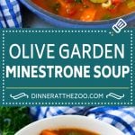 Olive Garden Minestrone Soup Recipe | Minestrone Soup | Copycat Recipe #minestrone #soup #italianfood #vegetarian #dinner #ezlod