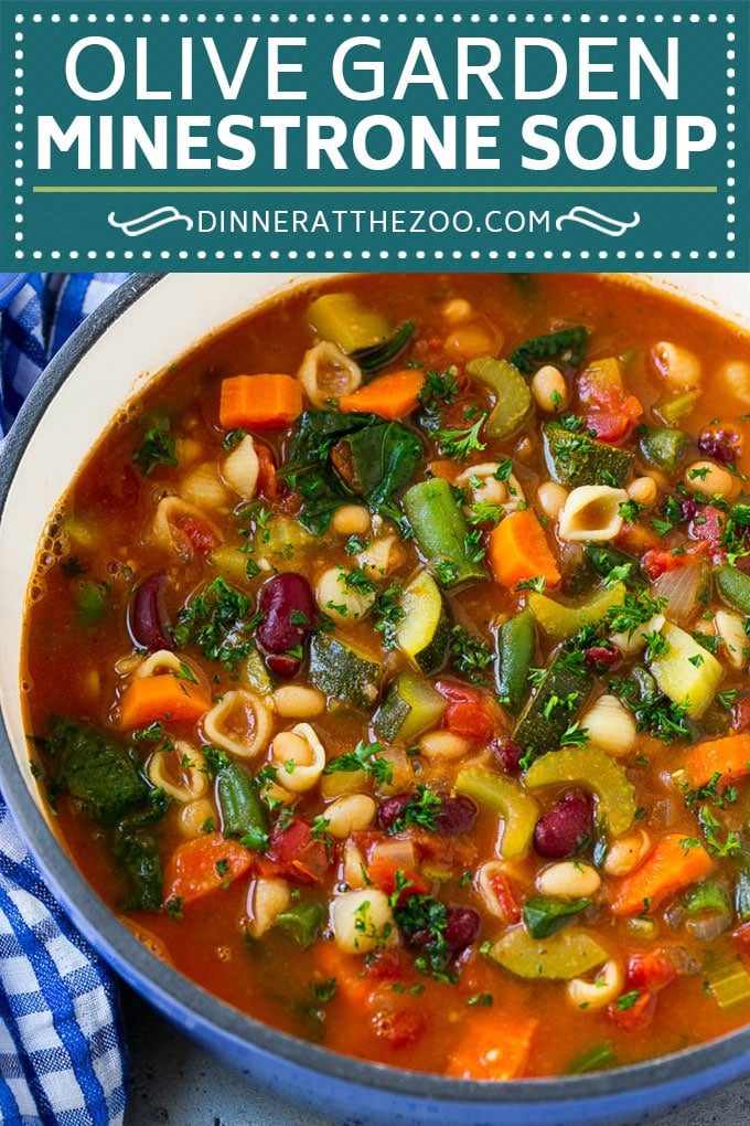Olive Garden Minestrone Soup Recipe | Minestrone Soup | Copycat Recipe #minestrone #soup #italianfood #vegetarian #dinner #ezlod