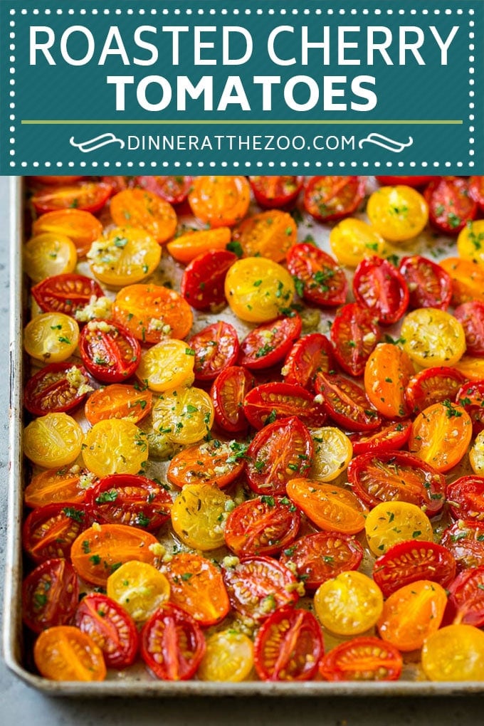 Roasted Cherry Tomatoes Recipe | Roasted Tomatoes #tomatoes #sidedish #glutenfree #cleaneating #healthy #dinner #ezlod