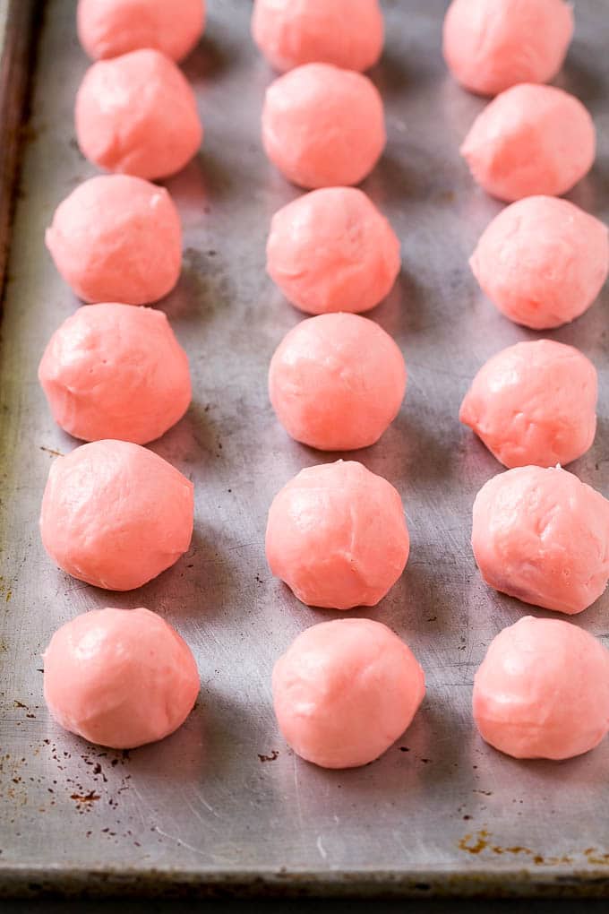 Chocolate Covered Cherries Recipe | Cherry Cordials | Cherry Candy #chocolate #candy #dessert #cherry #sweets #ezlod Pink fondant wrapped maraschino cherries.