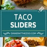 Taco Sliders Recipe | Beef Slider Sandwiches | Easy Slider Sandwiches #sandwich #taco #beef #cheese #snack #appetizer #ezlod