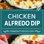 Chicken Alfredo Dip Recipe | Chicken Dip | Cheese Dip #dip #appetizer #chicken #cheese #ezlod