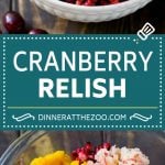 Cranberry Relish Recipe | Cranberry Sauce | Raw Cranberry Relish #cranberry #relish #sauce #thanksgiving #fall #dinner #ezlod
