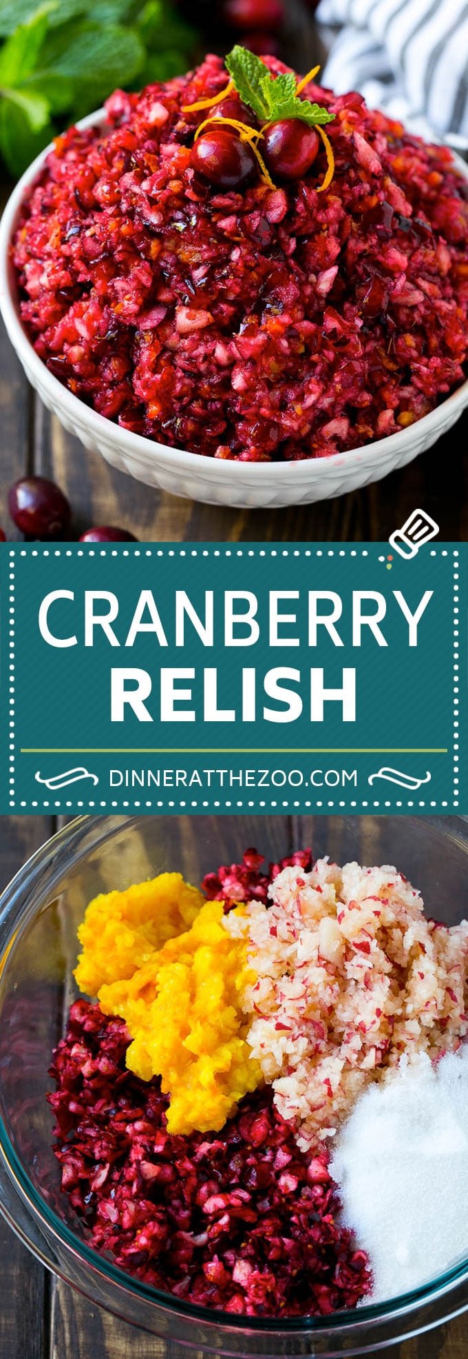Cranberry Relish Recipe | Cranberry Sauce | Raw Cranberry Relish #cranberry #relish #sauce #thanksgiving #fall #dinner #ezlod
