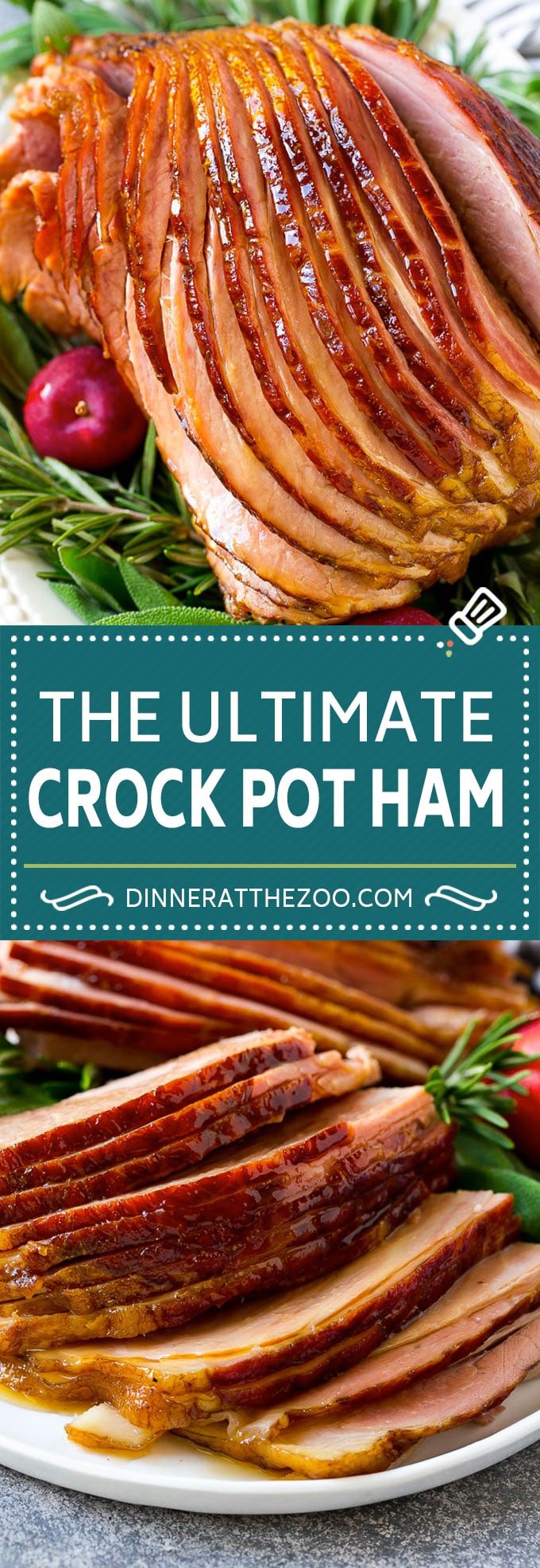 Crock Pot Ham Recipe | Slow Cooker Ham | Glazed Ham | Thanksgiving Ham | Christmas Ham | Easter Ham #ham #slowcooker #crockpot #dinner #christmas #thanksgiving #easter #glutenfree #ezlod