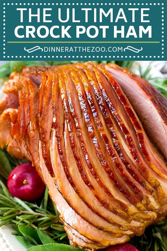 Crock Pot Ham Recipe | Slow Cooker Ham | Glazed Ham | Thanksgiving Ham | Christmas Ham | Easter Ham #ham #slowcooker #crockpot #dinner #christmas #thanksgiving #easter #glutenfree #ezlod