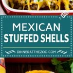 Mexican Stuffed Shells Recipe | Stuffed Shells | Mexican Pasta #dinner #pasta #mexican #beef #noodles #cheese #ezlod