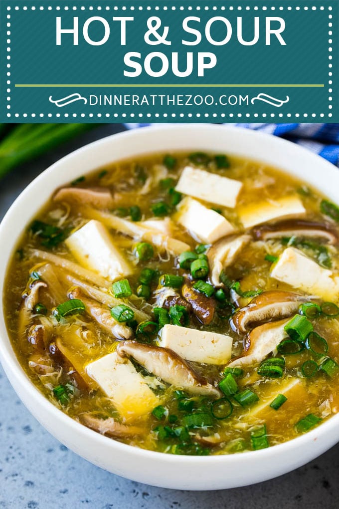 Hot and Sour Soup Recipe | Chinese Soup Recipe #soup #chinese #asian #dinner #vegetarian #tofu #mushrooms #ezlod
