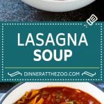 Lasagna Soup Recipe | Italian Soup | Ground Beef Soup #lasagna #pasta #soup #beef #dinner #ezlod #italian