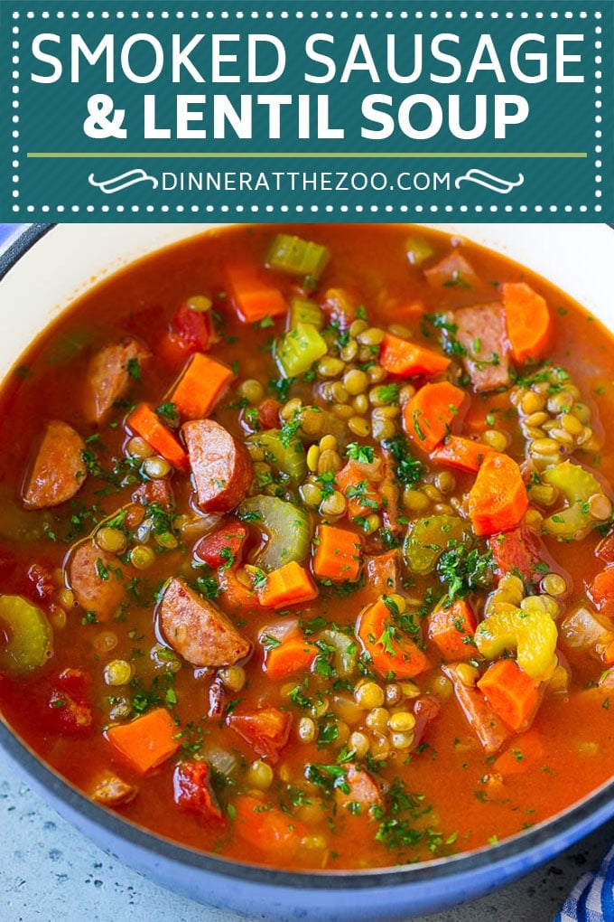 Lentil Soup Recipe | Sausage Lentil Soup #soup #lentils #sausage #dinner #glutenfree #ezlod