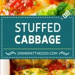 Stuffed Cabbage Recipe | Cabbage Rolls | Baked Cabbage #cabbage #beef #rice #glutenfree #dinner #ezlod