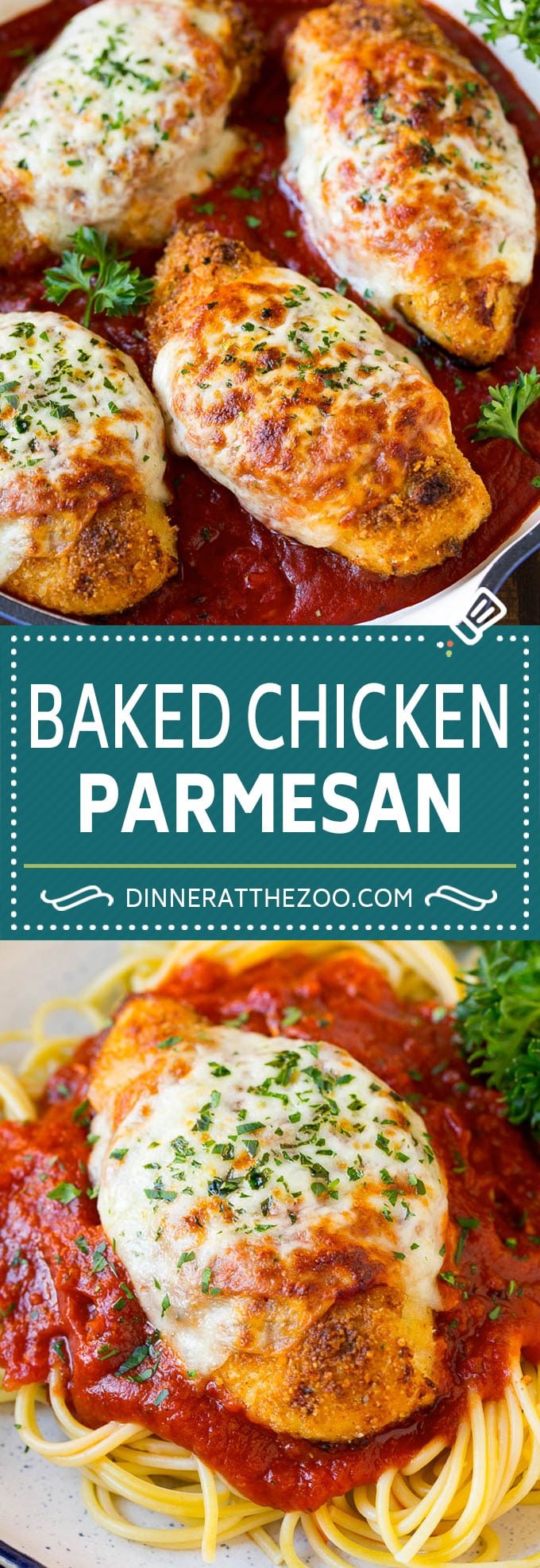 Baked Chicken Parmesan Recipe | Italian Chicken Parmesan | Baked Chicken #chicken #cheese #pasta #dinner #ezlod