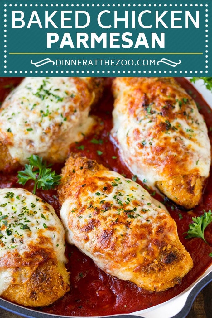 Baked Chicken Parmesan Recipe | Italian Chicken Parmesan | Baked Chicken #chicken #cheese #pasta #dinner #ezlod