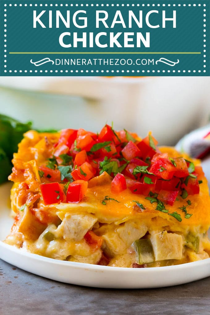 King Ranch Chicken Recipe | Mexican Chicken Casserole | Creamy Chicken Casserole #casserole #chicken #cheese #comfortfood #dinner #ezlod