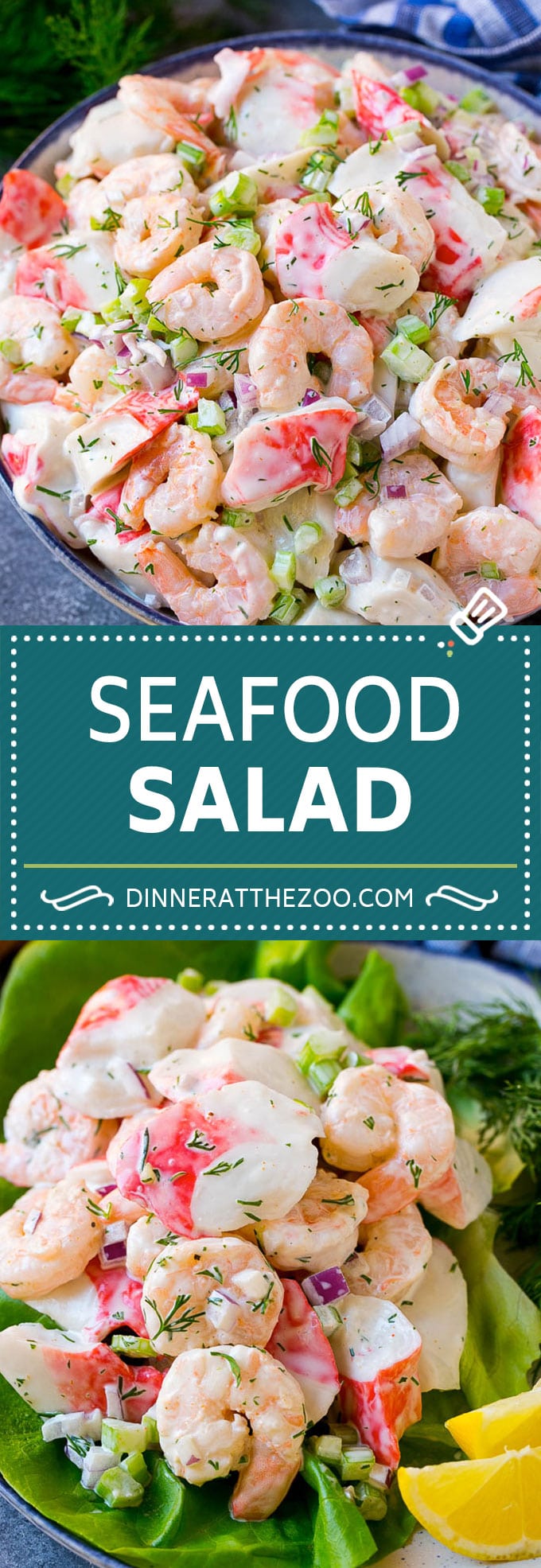 Seafood Salad Recipe | Shrimp Salad Recipe | Crab Salad #salad #shrimp #crab #seafood #lunch #lowcarb #dinner #ezlod