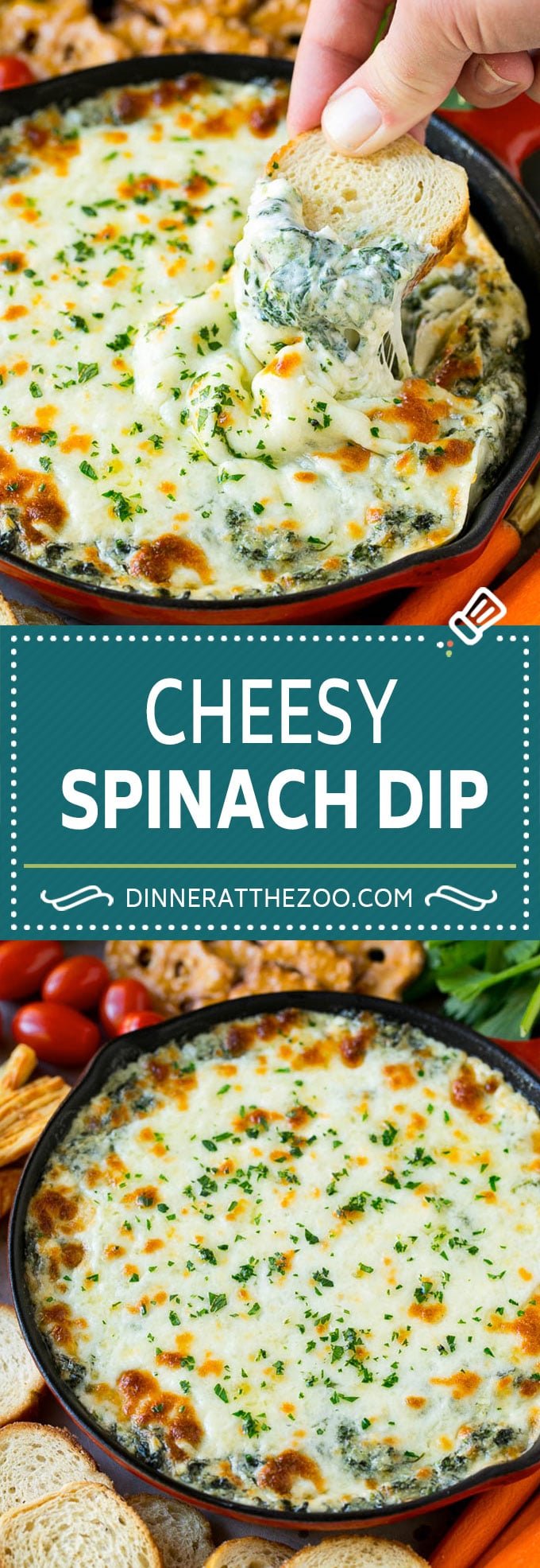 Spinach Dip Recipe | Cheese Dip | Hot Dip #dip #spinach #cheese #appetizer #lowcarb #keto #ezlod #cheese