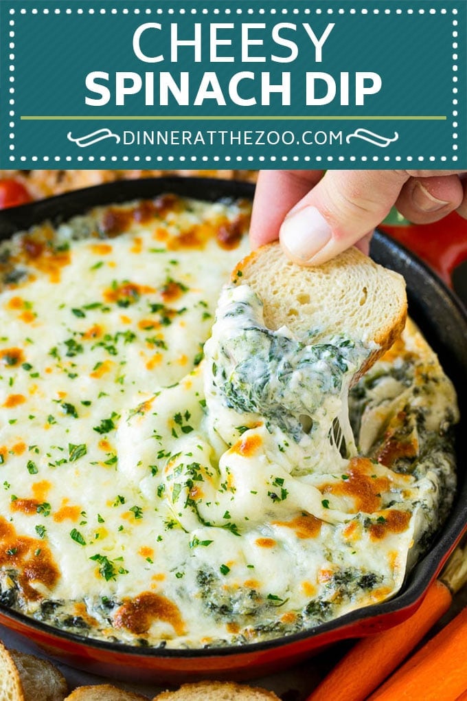 Spinach Dip Recipe | Cheese Dip | Hot Dip #dip #spinach #cheese #appetizer #lowcarb #keto #ezlod #cheese