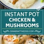 Instant Pot Chicken with Mushroom Sauce | Instant Pot Chicken Recipe | Mushroom Chicken #instantpot #chicken #mushrooms #pressurecooker #dinner #ezlod