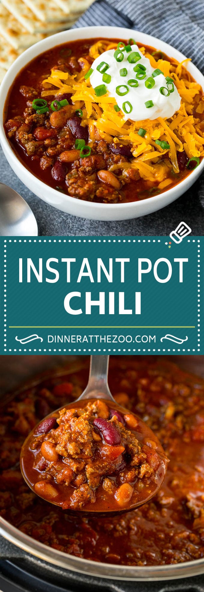 Instant Pot Chili Recipe | Pressure Cooker Chili | Beef Chili | Beef and Bean Chili #chili #beef #beans #instantpot #pressurecooker #dinner #soup #ezlod