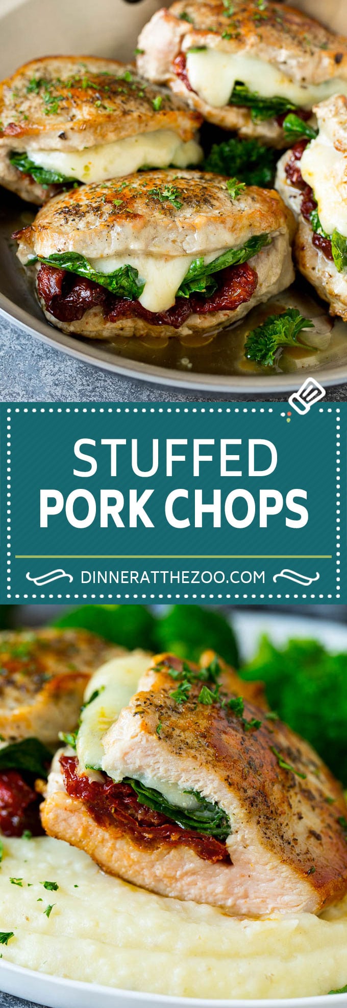 Stuffed Pork Chops Recipe | Boneless Pork Chops Recipe | Italian Pork Chops #pork #porkchops #cheese #lowcarb #dinner #ezlod