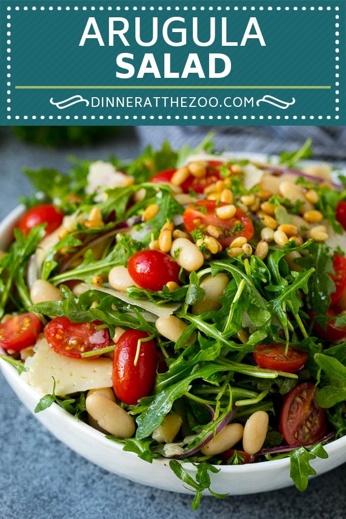 Arugula Salad Recipe | Green Salad | White Bean Salad #salad #arugula #cleaneating #lowcarb #keto #ezlod