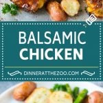 Balsamic Chicken Recipe | Sheet Pan Chicken | Glazed Chicken #chicken #asparagus #potatoes #dinner #glutenfree #ezlod