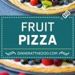 Fruit Pizza Recipe | Dessert Pizza | Fruit Dessert #cookie #fruit #pizza #dessert #sweets #ezlod