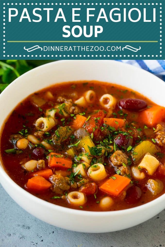 Pasta e Fagioli Soup | Pasta Fazool | Beef Soup | Italian Soup #soup #beef #italianfood #pasta #dinner #ezlod