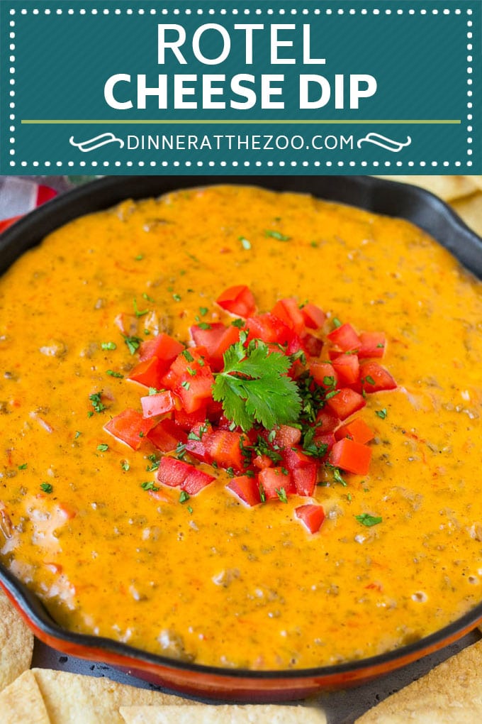 Rotel Dip Recipe | Mexican Cheese Dip | Beef and Cheese Dip | Velveeta Dip #dip #appetizer #hamburger #tomatoes #cheese #ezlod