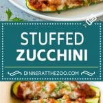 Stuffed Zucchini Boats Recipe | Baked Zucchini | Low Carb Zucchini #dinner #lowcarb #keto #zucchini #sausage #ezlod