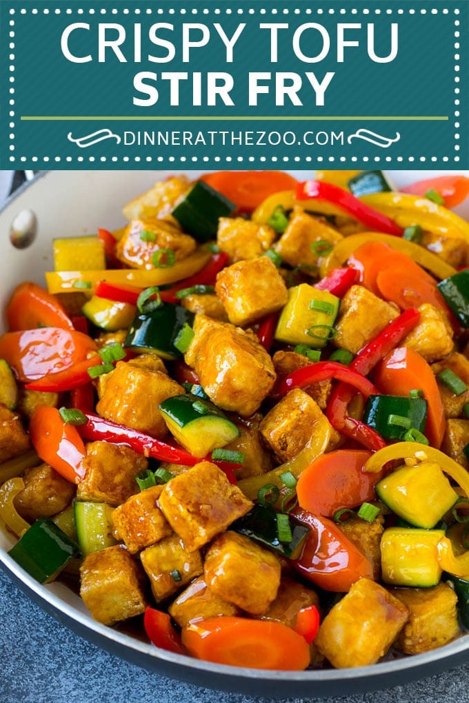 Tofu Stir Fry Recipe | Crispy Tofu | Tofu and Vegetables | Vegetable Stir Fry #tofu #vegetarian #stirfry #zucchini #dinner #meatless #ezlod