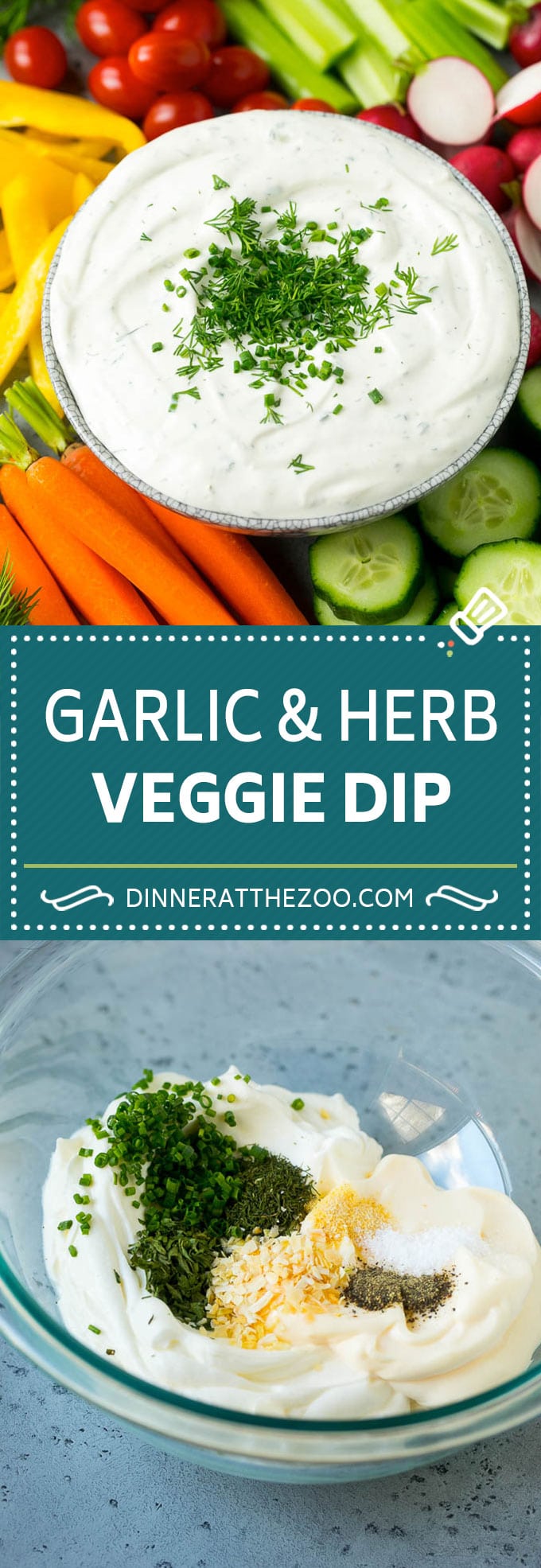 Veggie Dip Recipe | Garlic & Herb Dip | Vegetable Dip #dip #appetizer #lowcarb #keto #vegetables #ezlod