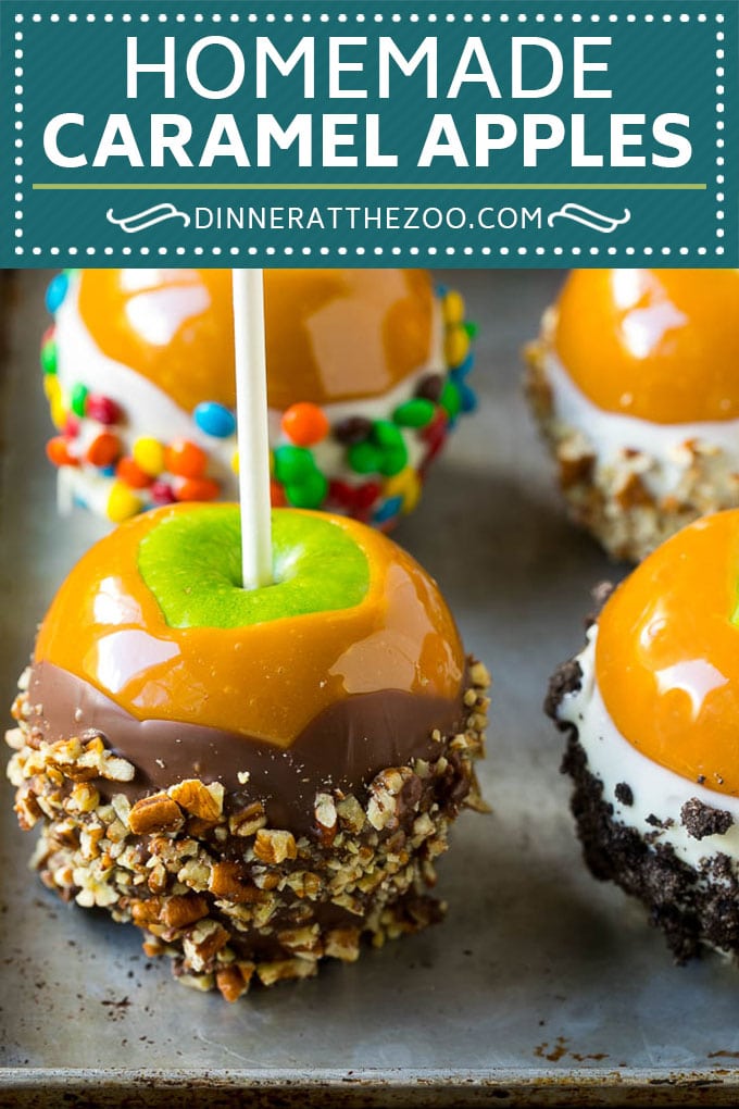 Caramel Apples Recipe | Dipped Apples | Apple Dessert #apples #caramel #chocolate #dessert #fall #ezlod