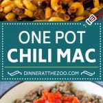 One Pot Chili Mac Recipe | One Pot Pasta | Chili Mac #dinner #beef #pasta #macaroni #beans #cheese #ezlod #onepot