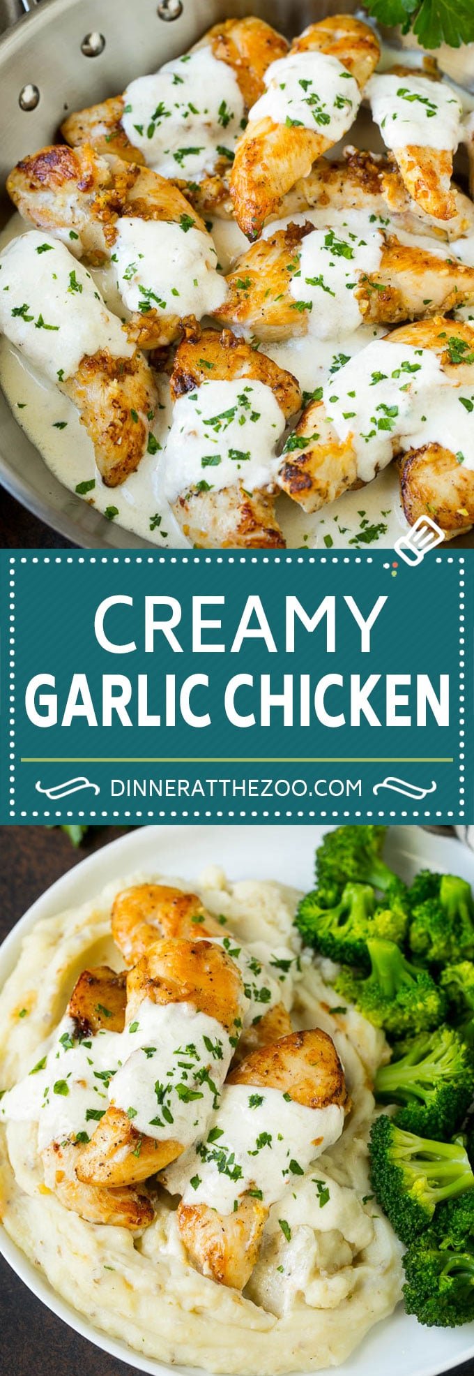 Creamy Garlic Chicken Recipe | Chicken Breast Tenders | Sauteed Chicken #chicken #garlic #parmesan #dinner #glutenfree #keto #lowcarb #ezlod