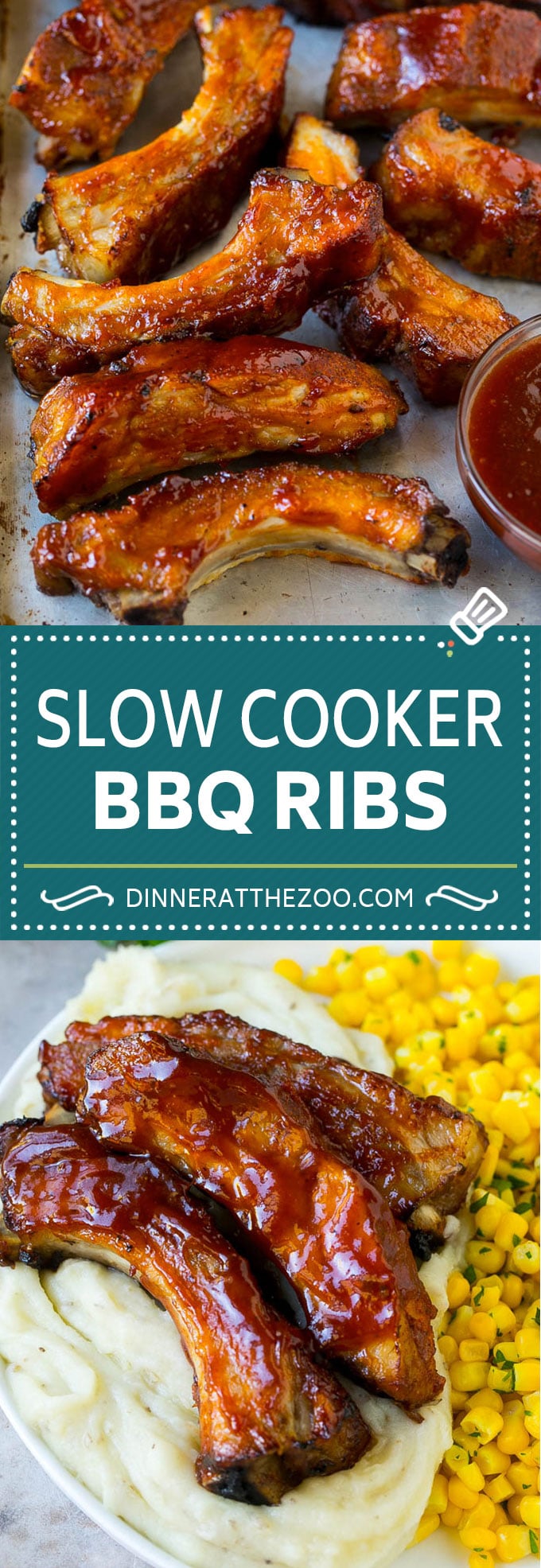 Slow Cooker Ribs | Baby Back Ribs | Crock Pot Ribs | Pork Ribs #ribs #pork #slowcooker #crockpot #bbq #dinner #ezlod