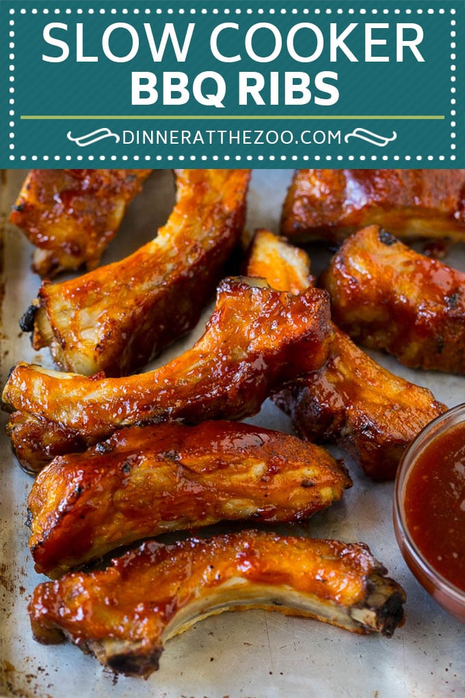 Slow Cooker Ribs | Baby Back Ribs | Crock Pot Ribs | Pork Ribs #ribs #pork #slowcooker #crockpot #bbq #dinner #ezlod