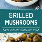 Grilled Mushrooms Recipe | Mushroom Kabobs | Mushroom Side Dish #mushroom #grilling #garlic #keto #lowcarb #ezlod