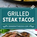 Steak Tacos Recipe | Beef Tacos | Grilled Steak #steak #tacos #tacotuesday #avocado #dinner #ezlod