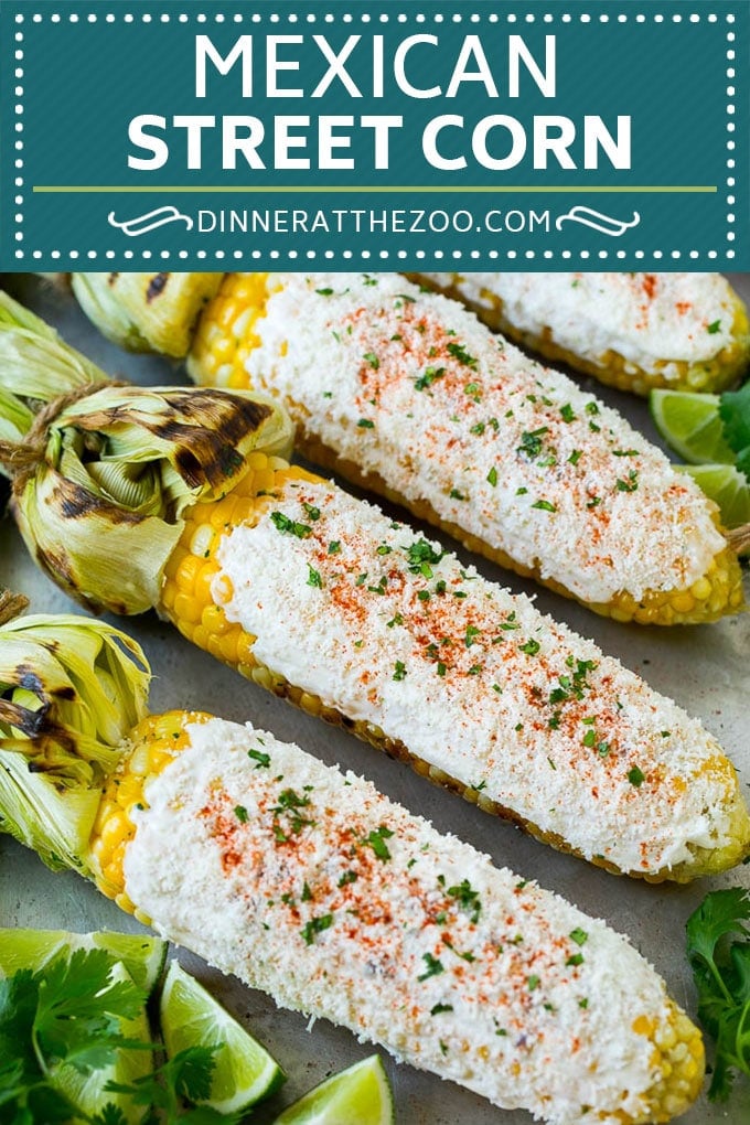Mexican Street Corn Recipe | Elote Corn | Mexican Corn on the Cob #corn #sidedish #summer #cheese #grilling #dinner #ezlod