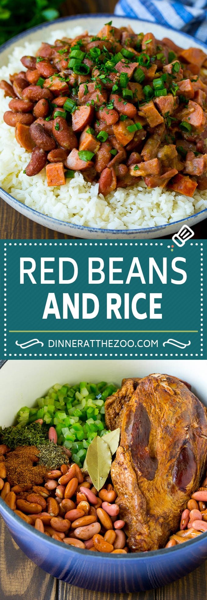 Red Beans and Rice Recipe | Red Beans and Sausage | Cajun Red Beans #beans #rice #sausage #ham #cajun #dinner #ezlod