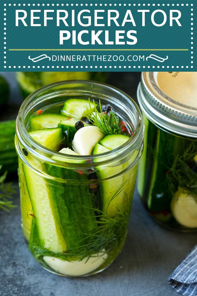 Refrigerator Pickles Recipe | Pickled Cucumbers | Quick Pickles #pickles #cucumbers #garlic #dill #ezlod
