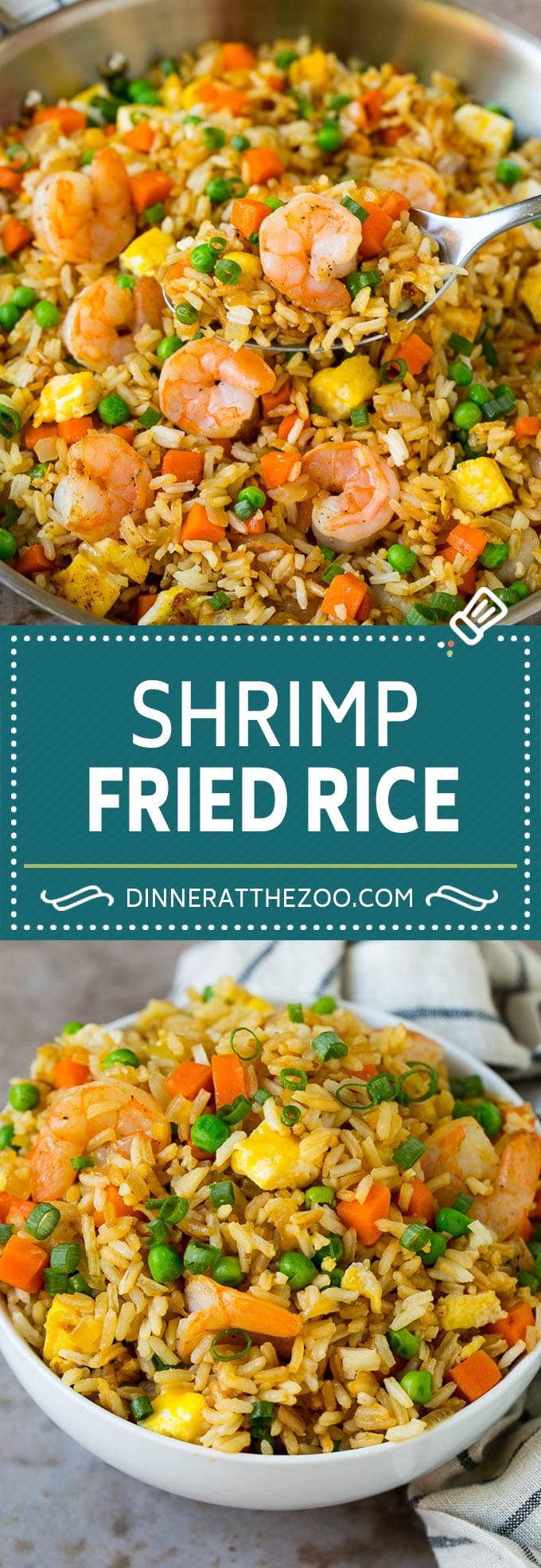 Shrimp Fried Rice Recipe | Chinese Fried Rice #rice #shrimp #peas #carrots #sidedish #dinner #ezlod
