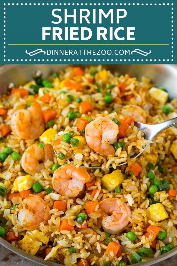 Shrimp Fried Rice Recipe | Chinese Fried Rice #rice #shrimp #peas #carrots #sidedish #dinner #ezlod