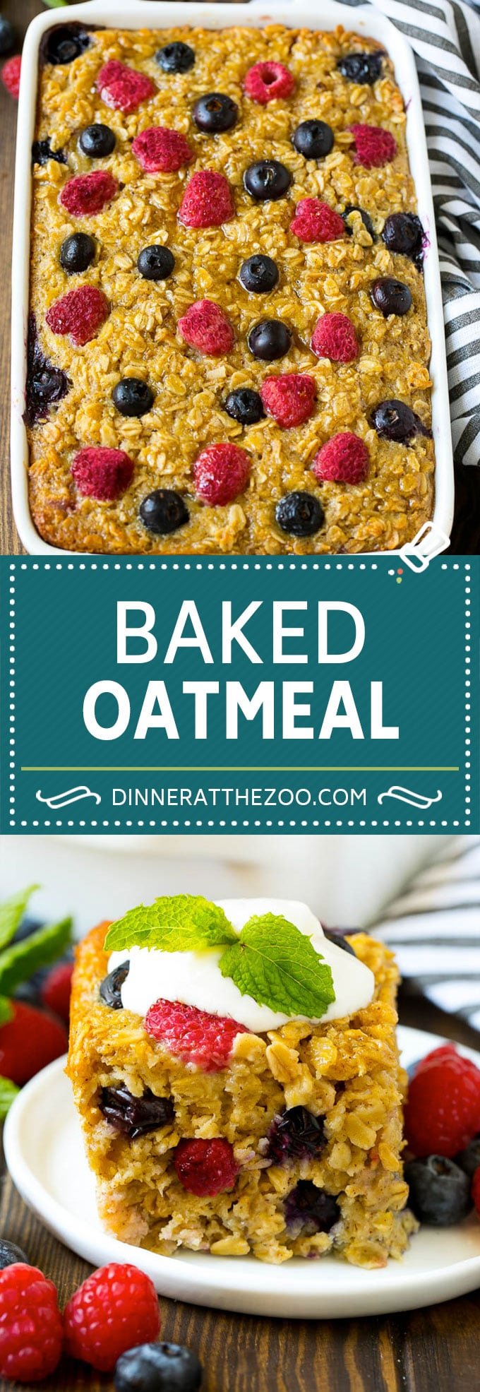 Baked Oatmeal Recipe | Meal Prep | Healthy Oatmeal #oatmeal #casserole #breakfast #brunch #ezlod #mealprep