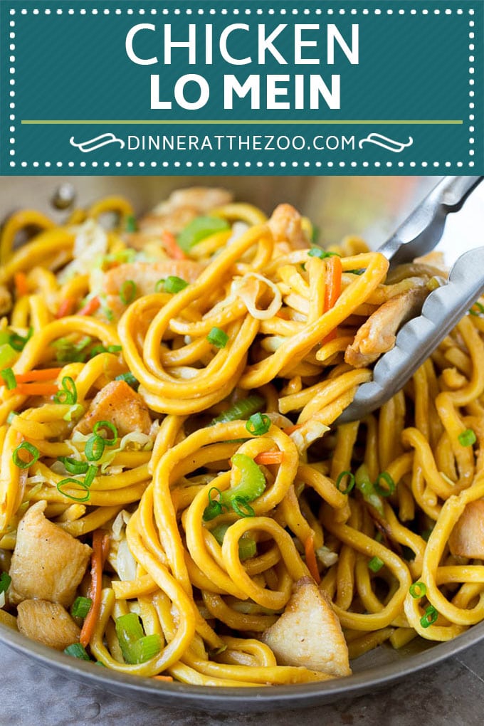 Chicken Lo Mein | Stir Fry Noodles #chicken #noodles #chinesefood #dinner #ezlod #lomein